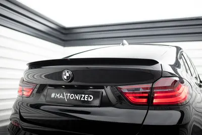 Maxton Design Spoilerlippe für BMW X4 M-Paket – Schwarz glänzend