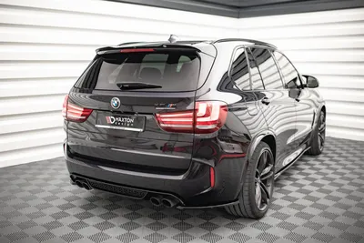 Maxton Design Spoilerlippe für BMW X5 M F85 – Schwarz glänzend