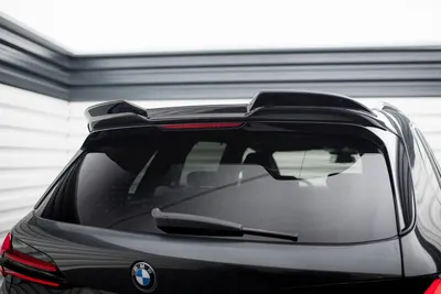 Maxton Design Spoilerlippe für BMW X5 M F95 / F95 Facelift – Schwarz glänzend
