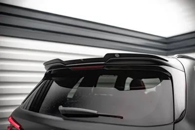 Maxton Design Spoilerlippe für BMW X5M F95 / F95 Facelift – Schwarz glänzend