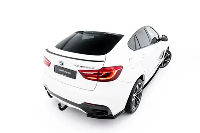Maxton Design Spoilerlippe für BMW X6 F16 M-Paket / X6 M F86 – Schwarz glänzend
