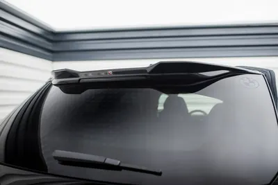 Maxton Design Spoilerlippe für BMW Xm G09 – Schwarz glänzend