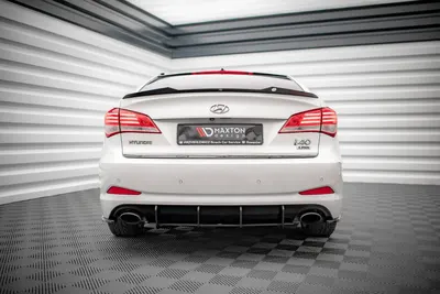 Maxton Design Spoilerlippe für Hyundai i40 Mk1 – Schwarz glänzend
