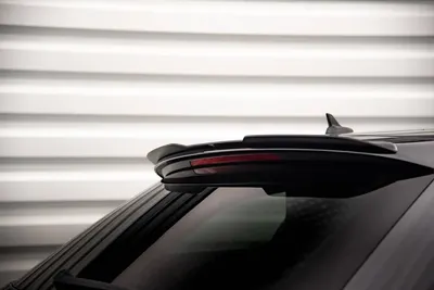 Maxton Design Spoilerlippe V.1 für Audi A6 Avant C7 / C7 Facelift – Schwarz glänzend
