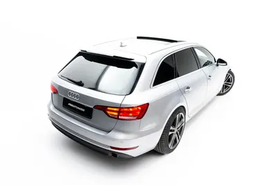 Maxton Design Spoilerlippe V.1 für Audi S4 / A4 S line Avant B9 – Schwarz glänzend