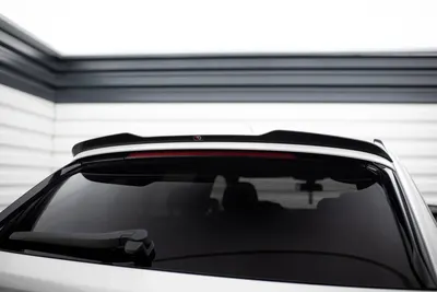 Maxton Design Spoilerlippe V.1 für BMW 5er Touring G31 – Schwarz glänzend