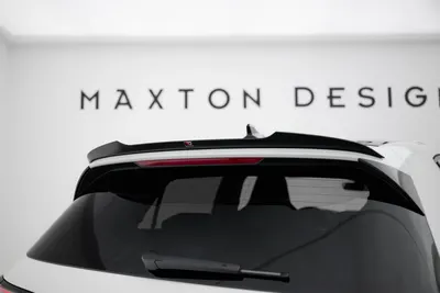 Maxton Design Spoilerlippe V.1 für VW Golf 8 GTI / GTD / R / Mk8 Facelift – Schwarz glänzend