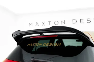 Maxton Design Spoilerlippe V.1 für VW Golf 8 R-Performance / GTI Clubsport / Mk8 Facelift – Schwarz glänzend