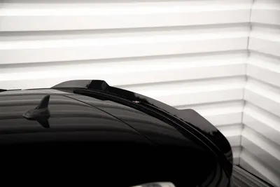 Maxton Design Spoilerlippe V.2 für Audi A6 Avant C7 / C7 Facelift – Schwarz glänzend