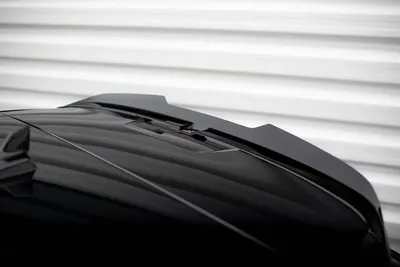 Maxton Design Spoilerlippe V.2 für Audi RS3 / S3 / A3 S line Sportback 8Y / 8Y Facelift – Schwarz glänzend