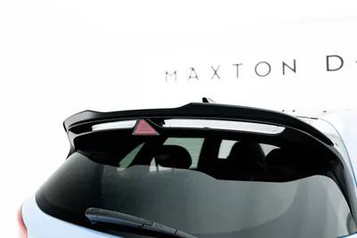 Maxton Design Spoilerlippe V.2 für Hyundai i30 N Schrägheck Mk3 / Mk3 Facelift – Schwarz glänzend