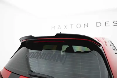 Maxton Design Spoilerlippe V.2 für VW Golf 7 R / R-Line / GTI / GTD / Mk7 Facelift – Schwarz glänzend