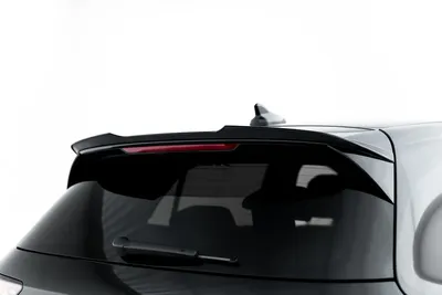 Maxton Design Spoilerlippe V.2 für VW Golf 8 Schrägheck GTE / R-Line / Standard / Mk8 Facelift – Schwarz glänzend
