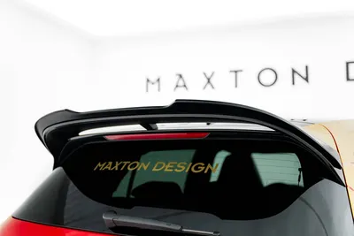 Maxton Design Spoilerlippe V.2 für VW Golf 8 GTI Clubsport – Schwarz glänzend