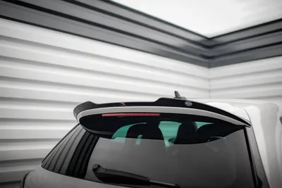 Maxton Design Spoilerlippe V.2 für VW Scirocco R Mk3 – Schwarz glänzend