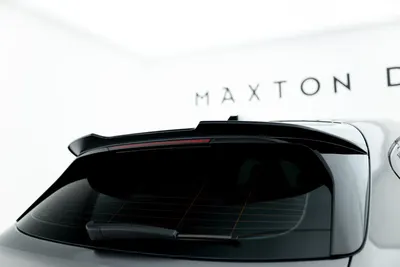 Maxton Design Spoilerlippe V.4 für BMW 128ti / M135i / Standard F40 – Schwarz glänzend