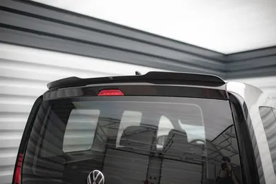 Maxton Design Spoilerlippe für VW Caddy Mk5 – Schwarz glänzend