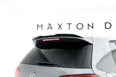 Maxton Design Spoilerlippe für VW Golf 6 GTI / R – Schwarz glänzend