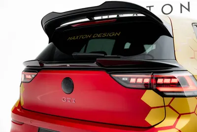 Maxton Design Spoilerlippe für VW Golf 8 GTI / GTI Clubsport / R / R-Line / GTE / GTD / Mk8 Facelift – Schwarz glänzend
