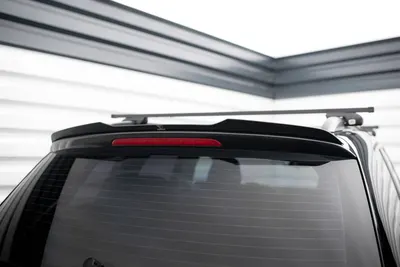 Maxton Design Spoilerlippe für VW Touareg Mk2 – Schwarz glänzend
