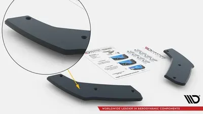 Maxton Design Street Pro Heck-Seitensplitter für Hyundai i30 N Mk3 Schrägheck – Schwarz matt