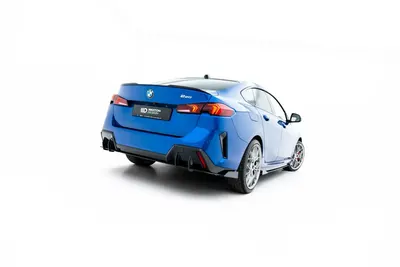 Maxton Design Street Pro Heckdiffusor mit Flaps für BMW 2er M-Paket Gran Coupé F74 – Schwarz matt