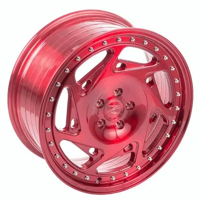 Z-Performance ZP5.1 (FlowForged) Felgen 19 Zoll 8,5x19 ET45 5x112 Brushed Candy Red – Felgensatz für Audi & Seat