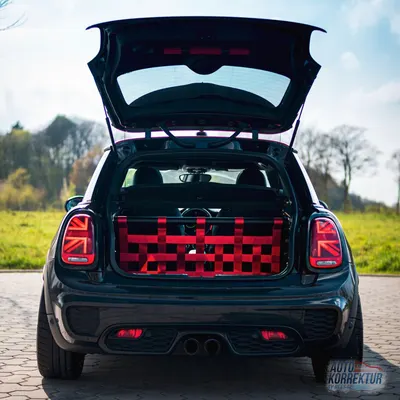 Clubsport Set passend für Mini Cooper F56 S / JCW – Gurtnetz & Carbon-Strebe