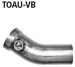 BASTUCK Motorsport Verbindungsrohr für Toyota Auris 130 KW Diesel ESD RH (TOAU-VB)