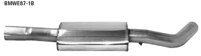 BASTUCK Vorschalldämpfer für 4 Zylinder Modelle ab 02/2007 für BMW 1er E81/1er E87 116i / 118i / 120i ab u. a. (BMWE87-1B)