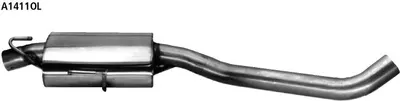 BASTUCK Vorschalldämpfer für Opel Omega B (A1411OL)
