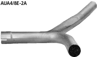 BASTUCK Y-Verbindungsrohr 4-Zylinder für Audi A4/S4 B6/B7 / Exeo (AUA4/8E-2A)