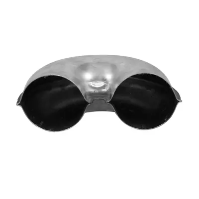 BASTUCK Rohrbogen 76mm/ -0, 66XD Abstand Mitte - Mitte Bogen 111 mm – universell (A76/180B-0,66XD)