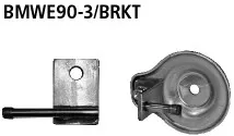 BASTUCK Halter Endrohrsatz RH für BMW 3er E90/3er E91 / 3er E92/3er E93 (BMWE90-3/BRKT)