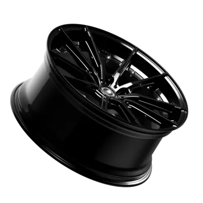 SIXNINE FF-THREE Felge 10x22 ET30 5x112 GlossyBlack – Einzelfelge