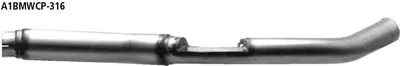 BASTUCK Motorsport Ersatzrohr für Vorschalldämpfer 316i 1.9l Compact für BMW 3er E36 Compact 316i 1.9l / 318ti Compact (A1BMWCP-316)