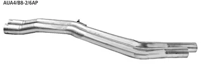 BASTUCK Motorsport Ersatzrohr für Vorschalldämpfer für Audi A4 B8/A5 B8 / S4 B8/S5 B8 (AUA4/B8-2/6AP)