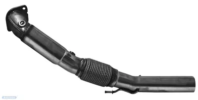 BASTUCK Motorsport Ersatzrohr für Performance Katalysator 76 mm (3 inch ) Focus 3 RS für Ford Focus 3 RS (FO3/RS-DP)