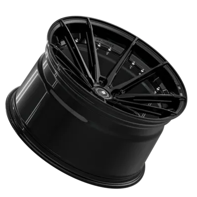 SIXNINE FF-THREE Felge 11x22 ET10 5x112 GlossyBlack – Einzelfelge