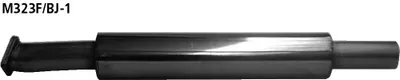 BASTUCK Vorschalldämpfer für Mazda 323 F/Typ BJ (M323F/BJ-1)