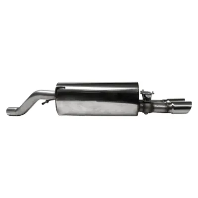 BASTUCK Endschalldämpfer RH mit Doppel-Endrohr 2x Ø 76 mm, 20° schräg geschnitten für Ford Fiesta JHH ST 1.5l (FDFI/JHH-ST/K76T)