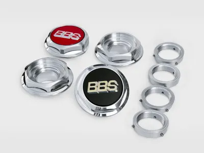 MG-line Sechskantmuttern- & Adapter-Kit hochglanzpoliert für BBS RF Serie