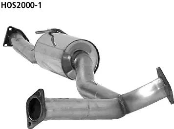 BASTUCK Vorschalldämpfer für Honda S2000 (HOS2000-1)