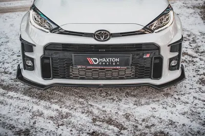 Cup Spoilerlippe Front Ansatz V.3 + Flaps für Toyota GR Yaris Mk4 – sportlicher ABS-Frontsplitter mit ABE