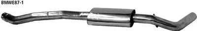 BASTUCK Vorschalldämpfer Benziner für BMW 1er E81/1er E87 116i / 118i / 120i bis u. a. (BMWE87-1)