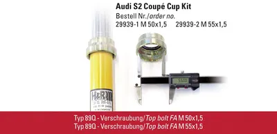 H&R Cup-Kit Sportfahrwerk Audi Coupé B3 89, 8B3 – 29939-2