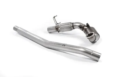 Milltek Downpipe mit Sportkatalysator VW Golf Mk7 & 7.5 GTI & SEAT LEON CUPRA 280, 290, 300