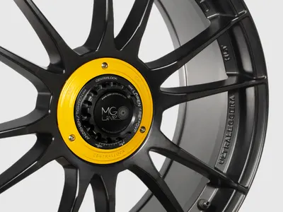 MG-line Zentralverschluss-Optik Kit V1 Racing Gelb für OZ Ultraleggera