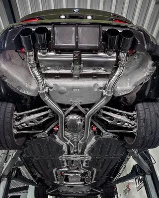 EGO-X Klappenabgasanlage für BMW M3 G80/G81 & M4 G82 inkl. Competition (S58) – 3" Edelstahl mit ECE