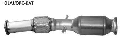 BASTUCK Sportkatalysator (mit ECE Zulassung) für Opel Astra J OPC 2.0l Turbo (OLAJ/OPC-KAT)